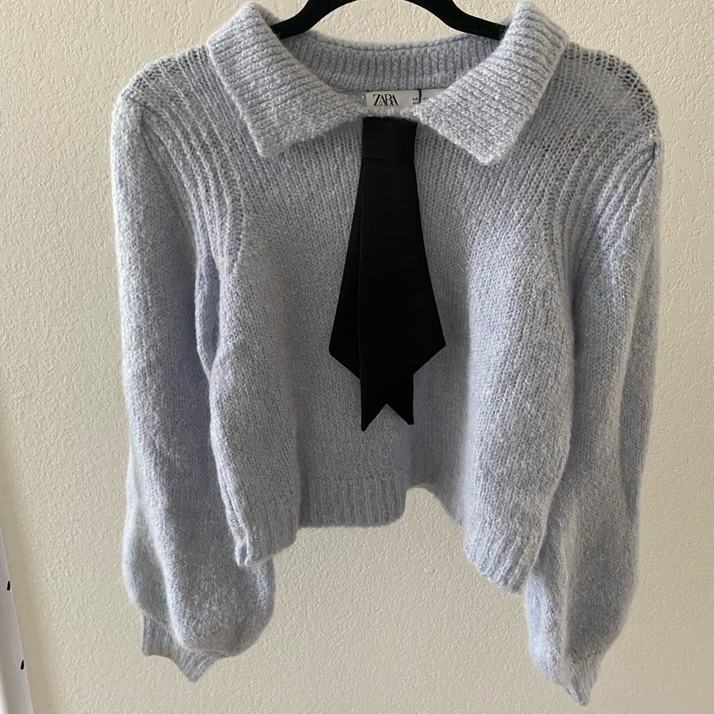 Zara puff sleeve sweater